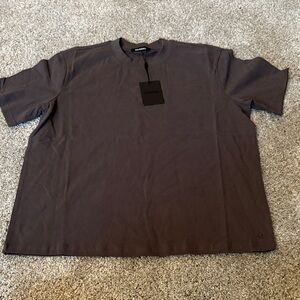 NAADAM Men's Grey Short Sleeve Tee